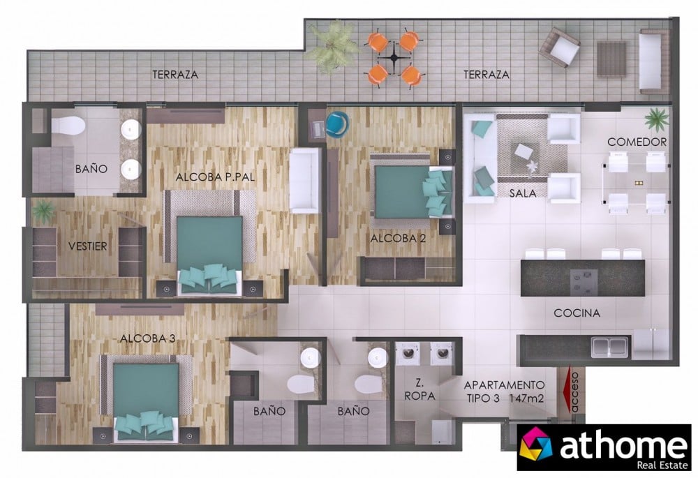 Veelzijdige drie-slaapkamer woning met studio in Matancia te koop